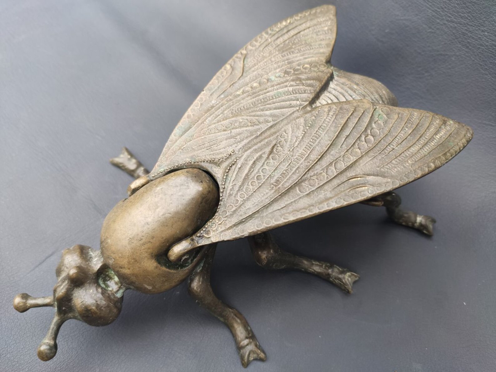 Vintage Ashtray Fly Bronze Art Casting USSR Etsy