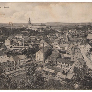 Postal antigua de Weida, Alemania