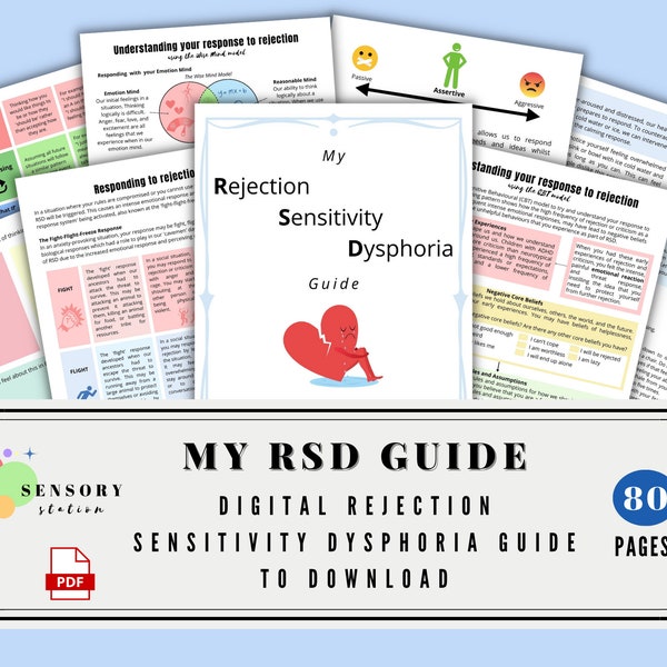 My Rejection Sensitivity Dysphoria Guide ADHD for Adults RSD Digital Download Autism ASD Attention Deficit Hyperactivity Mental Health