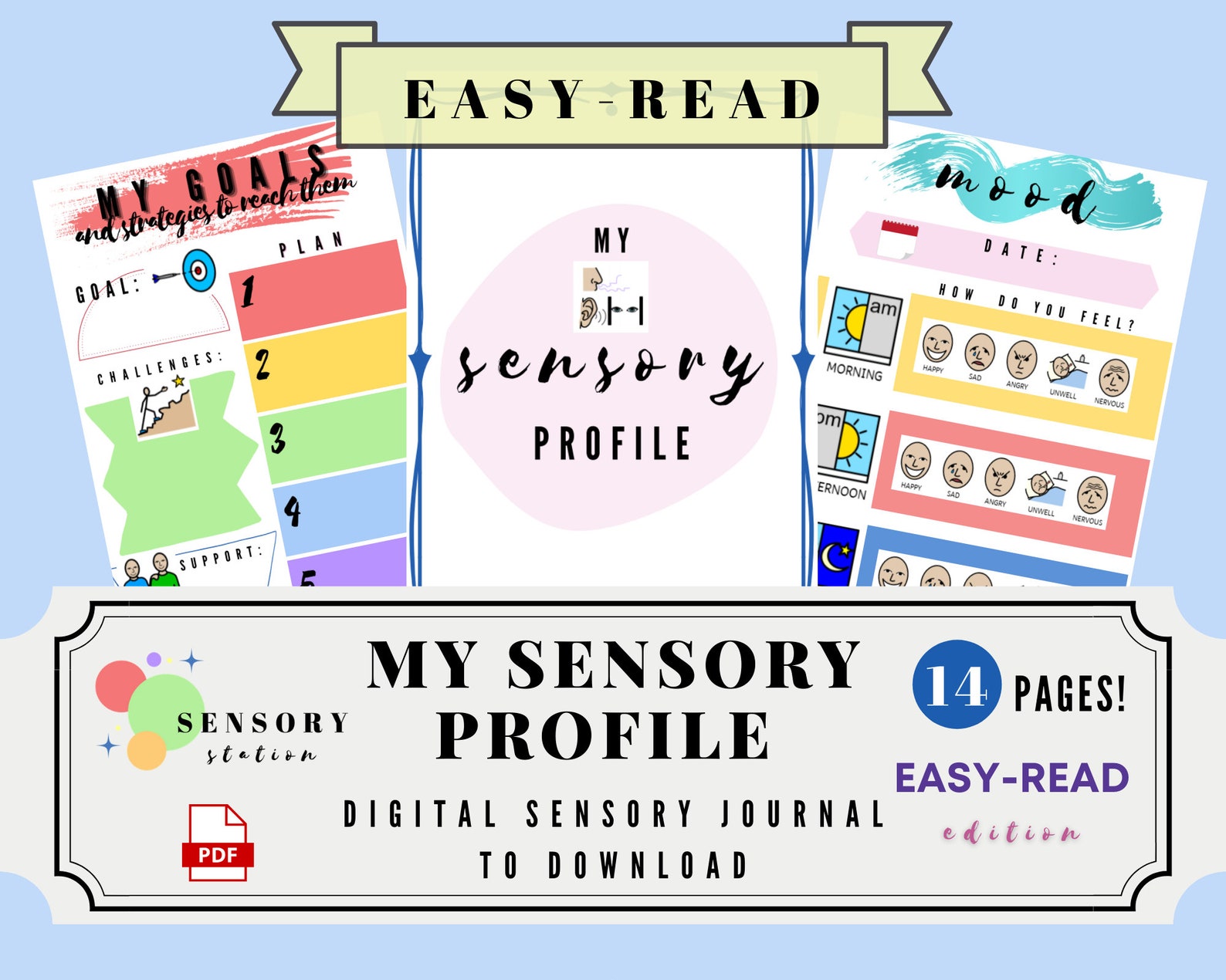 Easyread BUNDLE of Sensory and Communication Tools for Children