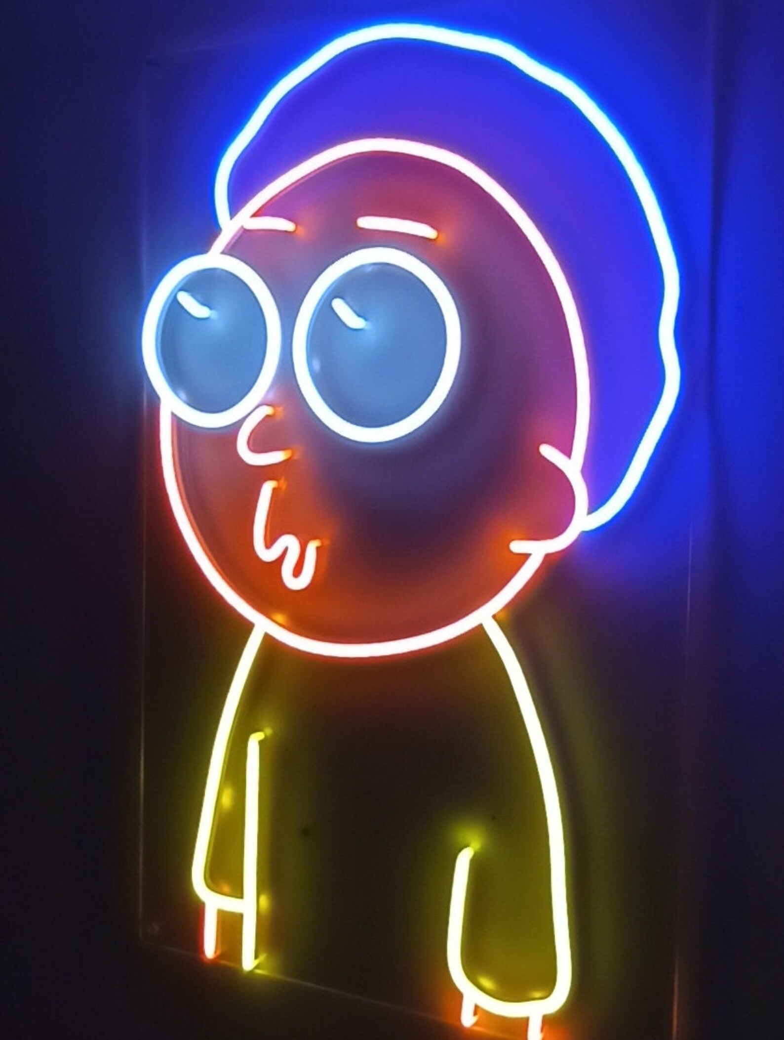 Rick and Morty Neon Sign Rick Neon Sign Rick and Morty Neon | Etsy