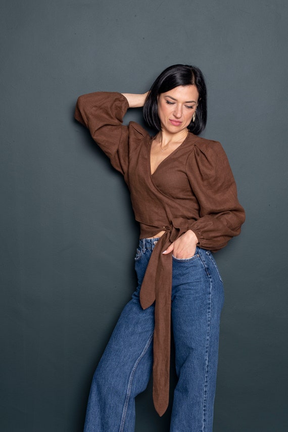 Blusas Combinadas Blusas Cruzadas De Moda Blusas Cruzadas