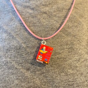 Jack and the Beanstalk Book Necklace