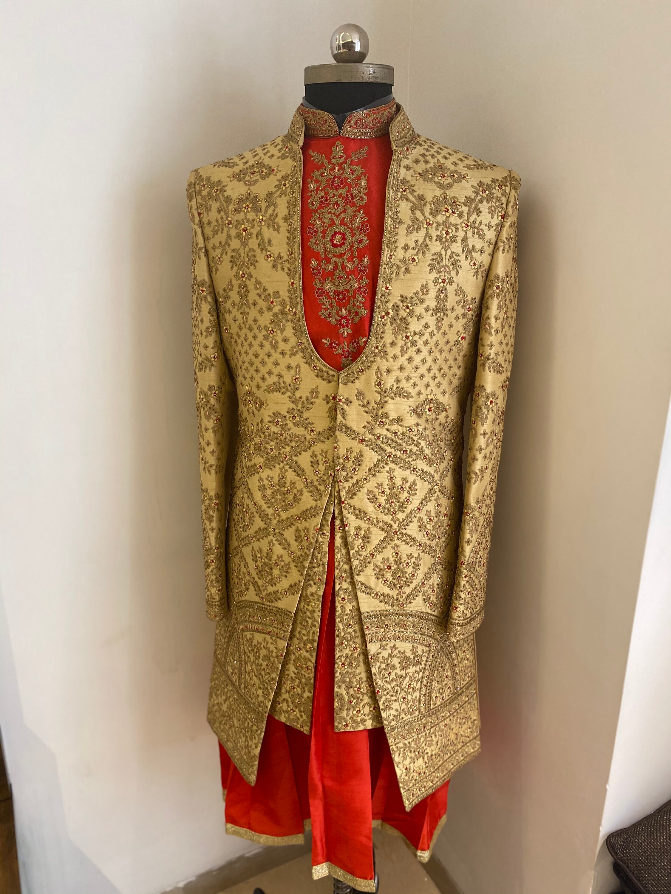 groom sherwani shawl