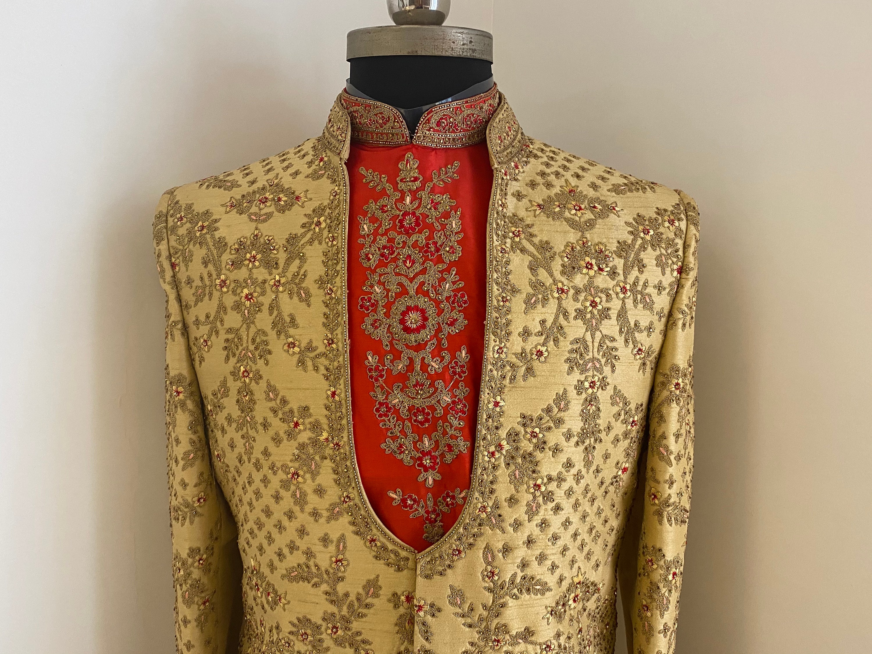 groom sherwani shawl
