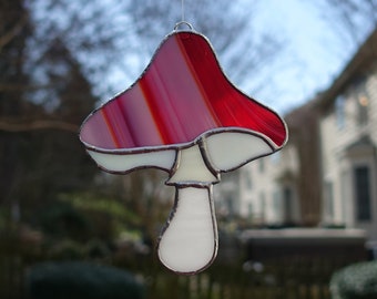 Stained Glass Small Mushroom