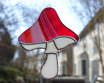 Stained Glass Small Mushroom