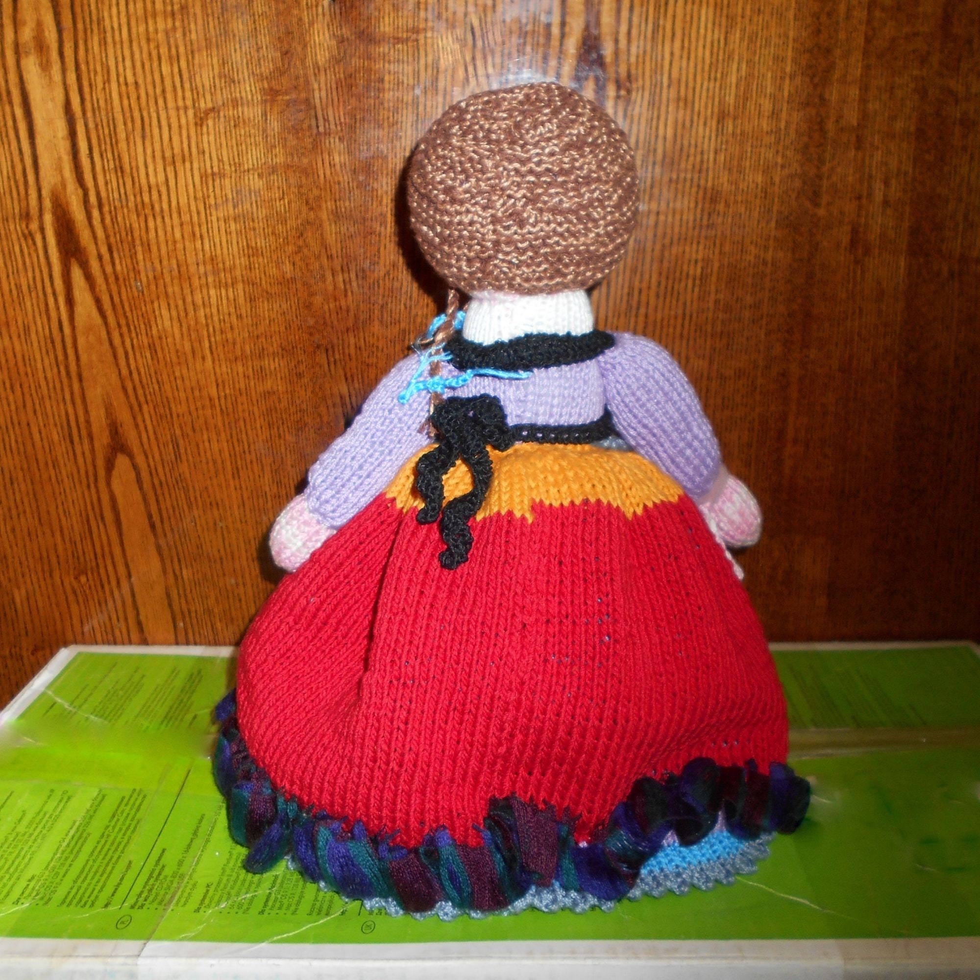 Upsidedown doll Cinderella Cotton knitted doll Fairy Story Etsy