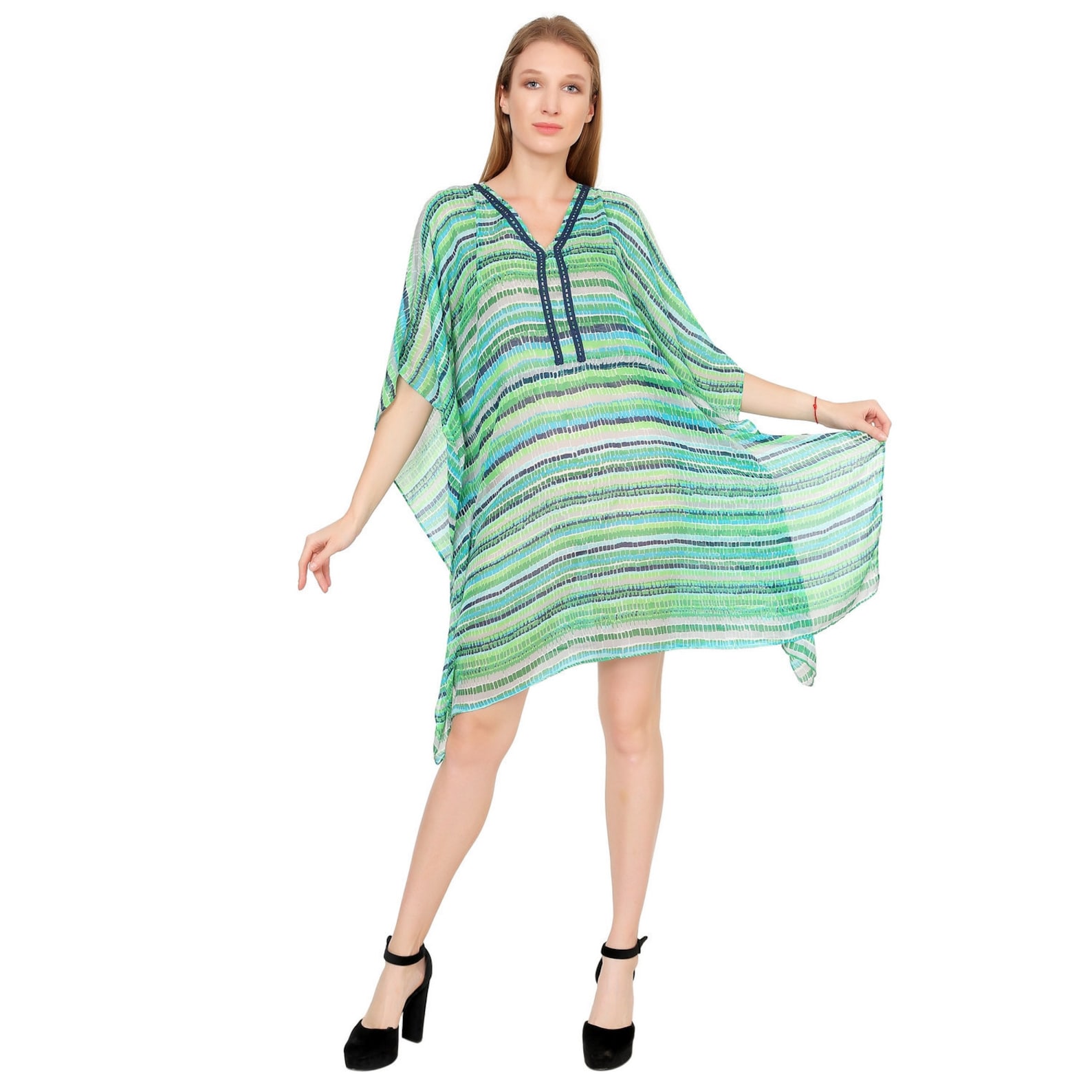 MINI APPARELS Women's Beach Kaftan Maxi Caftan Dress Etsy