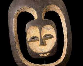 Kwele masks Etsy