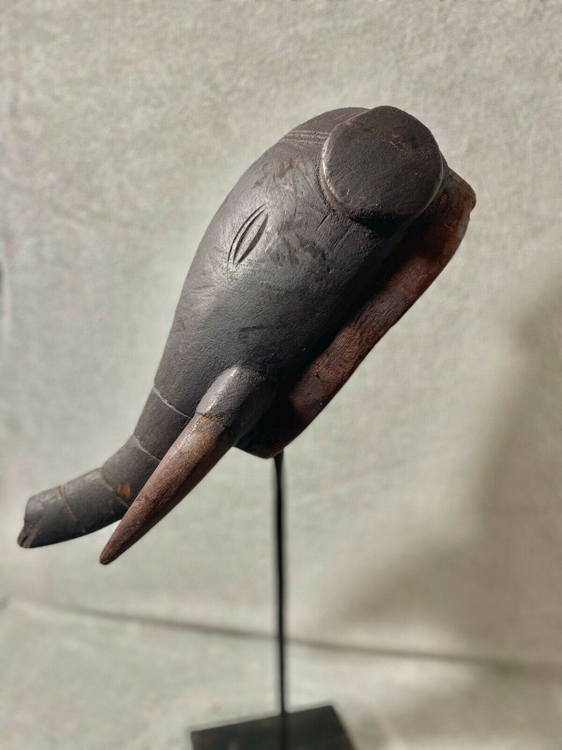 African mask 44 cm special GURO ivory coast african bast art african 2328 - G