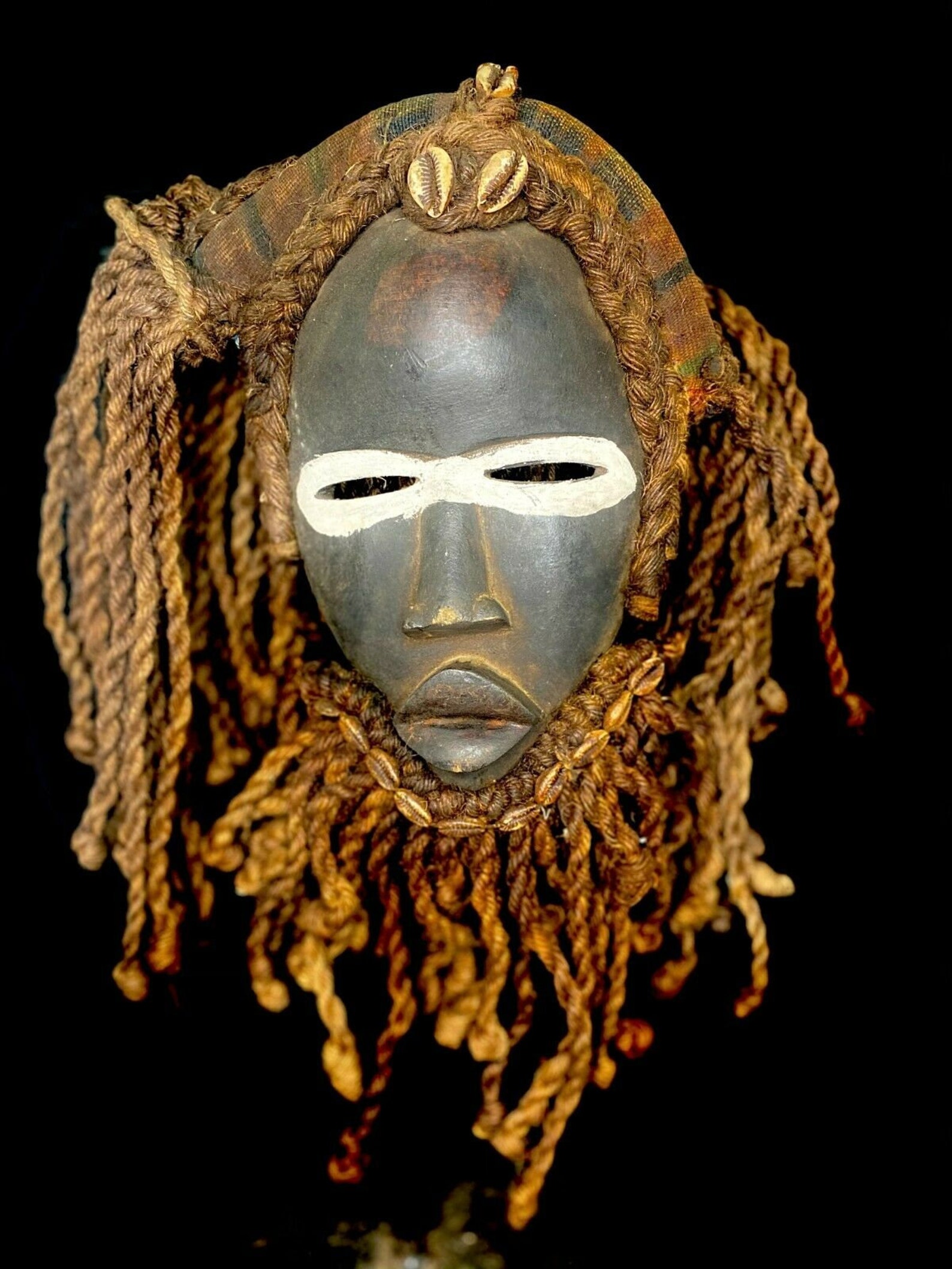 AFRICAN MASK LARGE Old african mask Ancient Deangle Dan Etsy