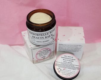 Lisa Monae' Immortelle Rose Beauty Balm: Multifunctional Skincare Face, neck, lips and around eyes.