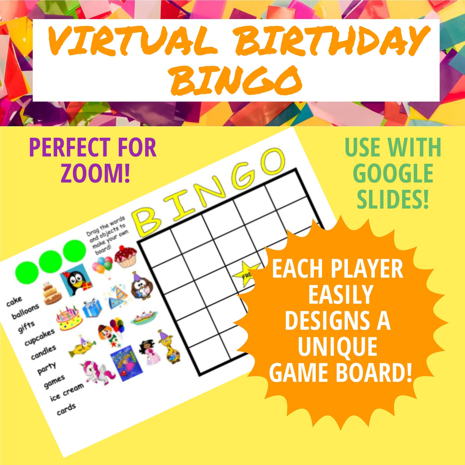 Bingo Google Slides Template