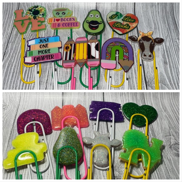 Jumbo Bookmark - Jumbo Paper Clip Bookmark - Planner Bookmark