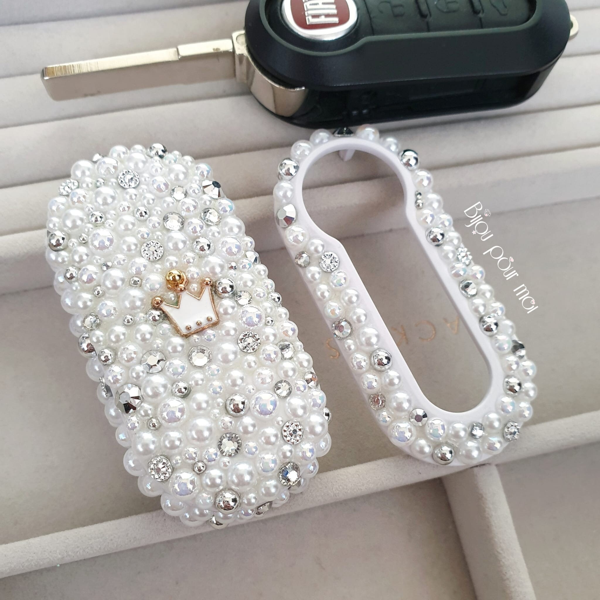 Fiat 500 diamante key cover discount