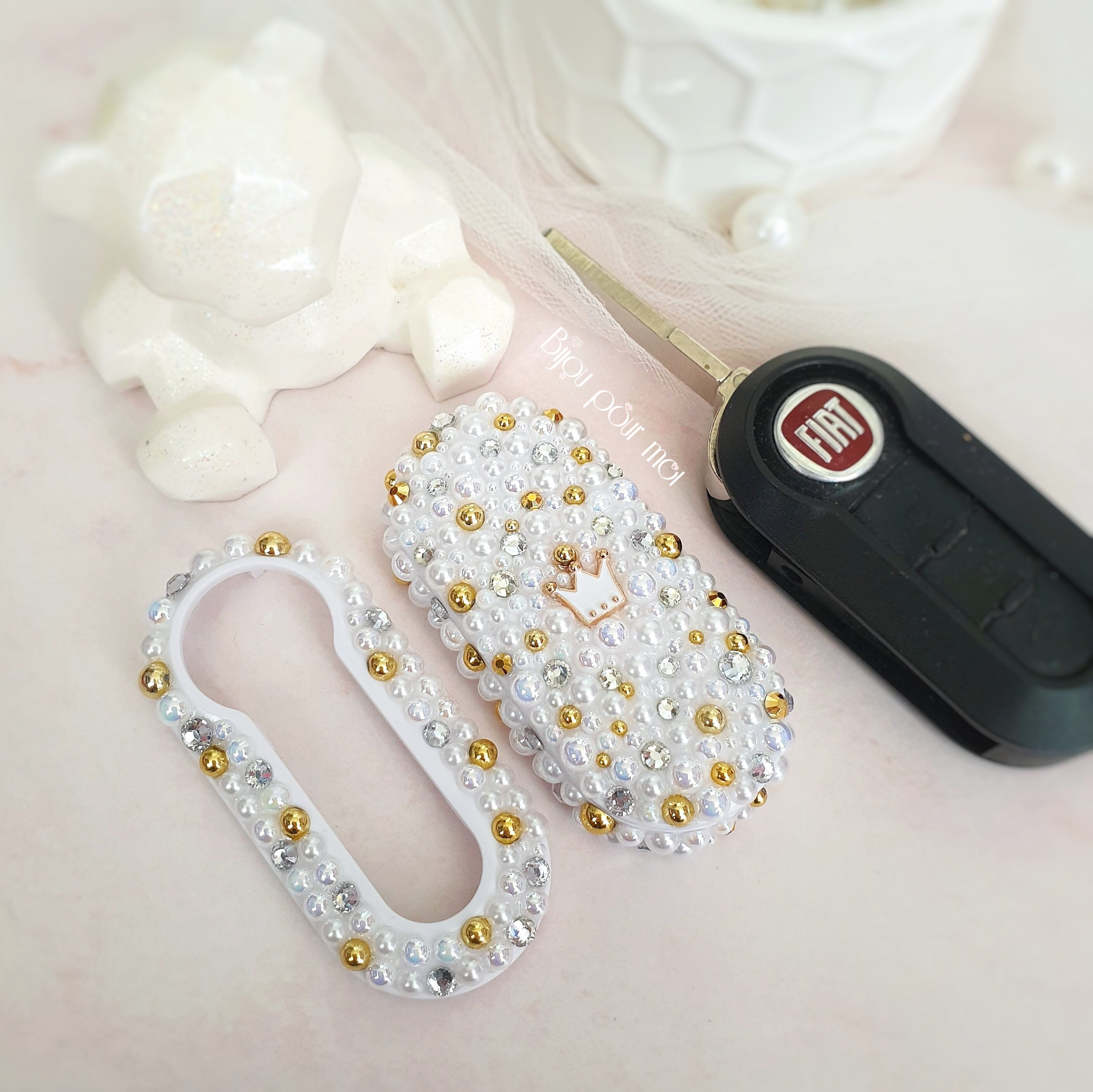 Swarovski fiat 500 key covers deals