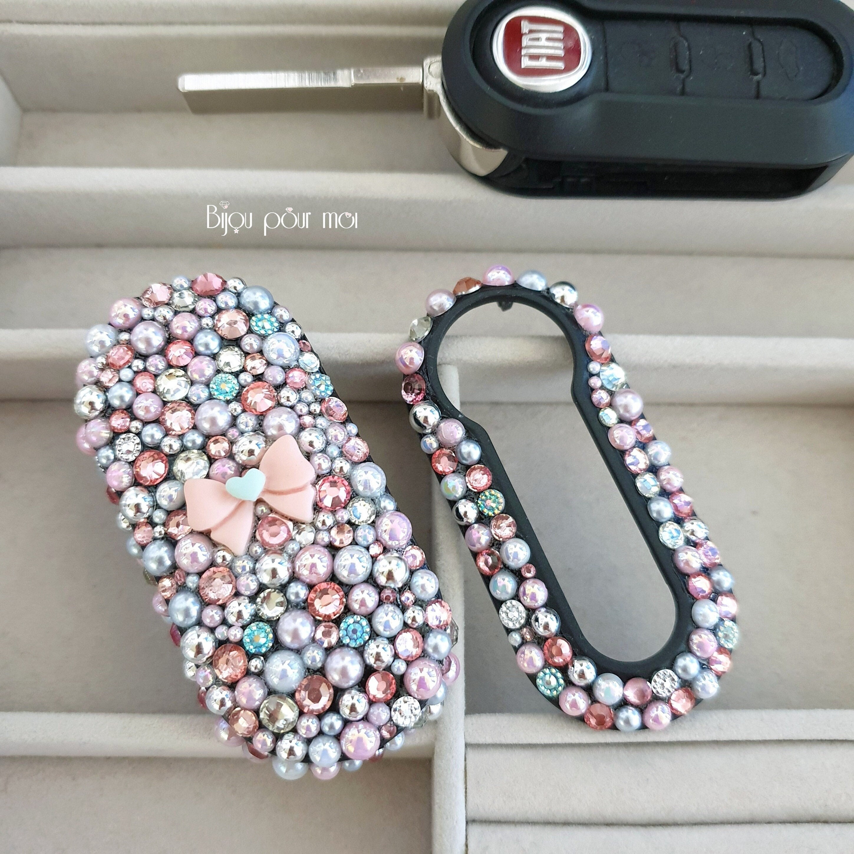 Mode Herz Handgemachte Nette Bling Kristall keychain Für Frauen