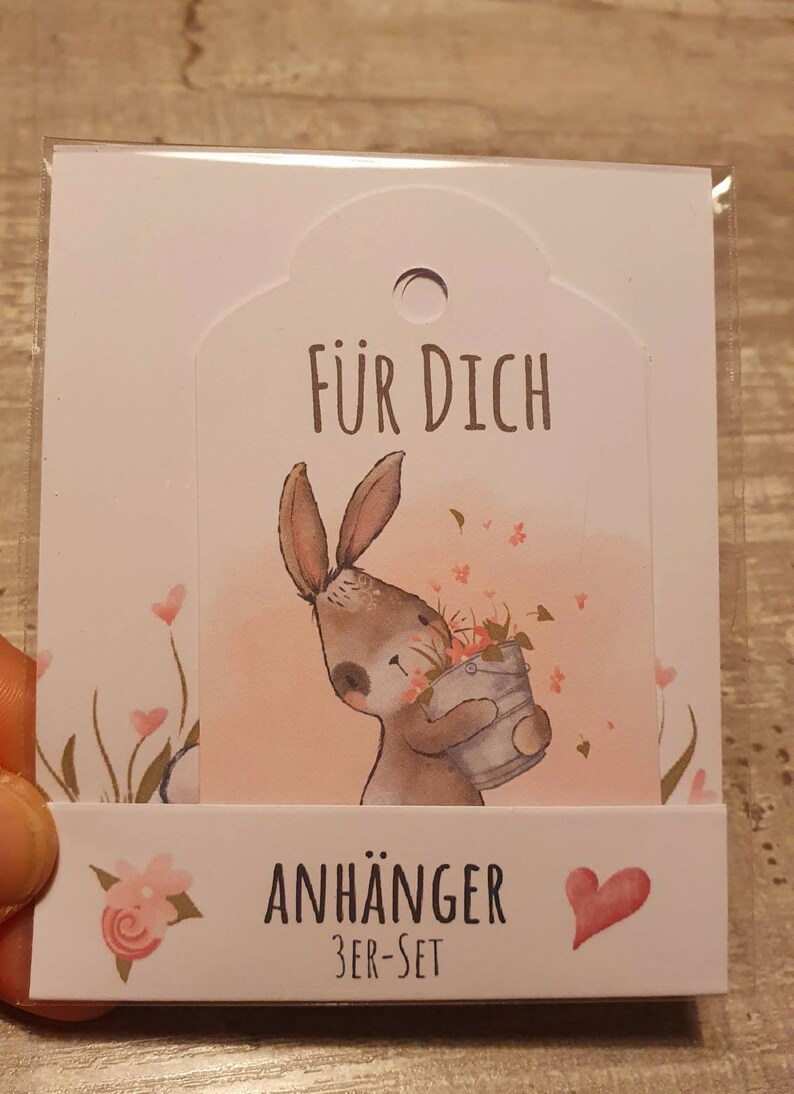 Anhänger Set Hase Für Dich 3tlg. Bild 4