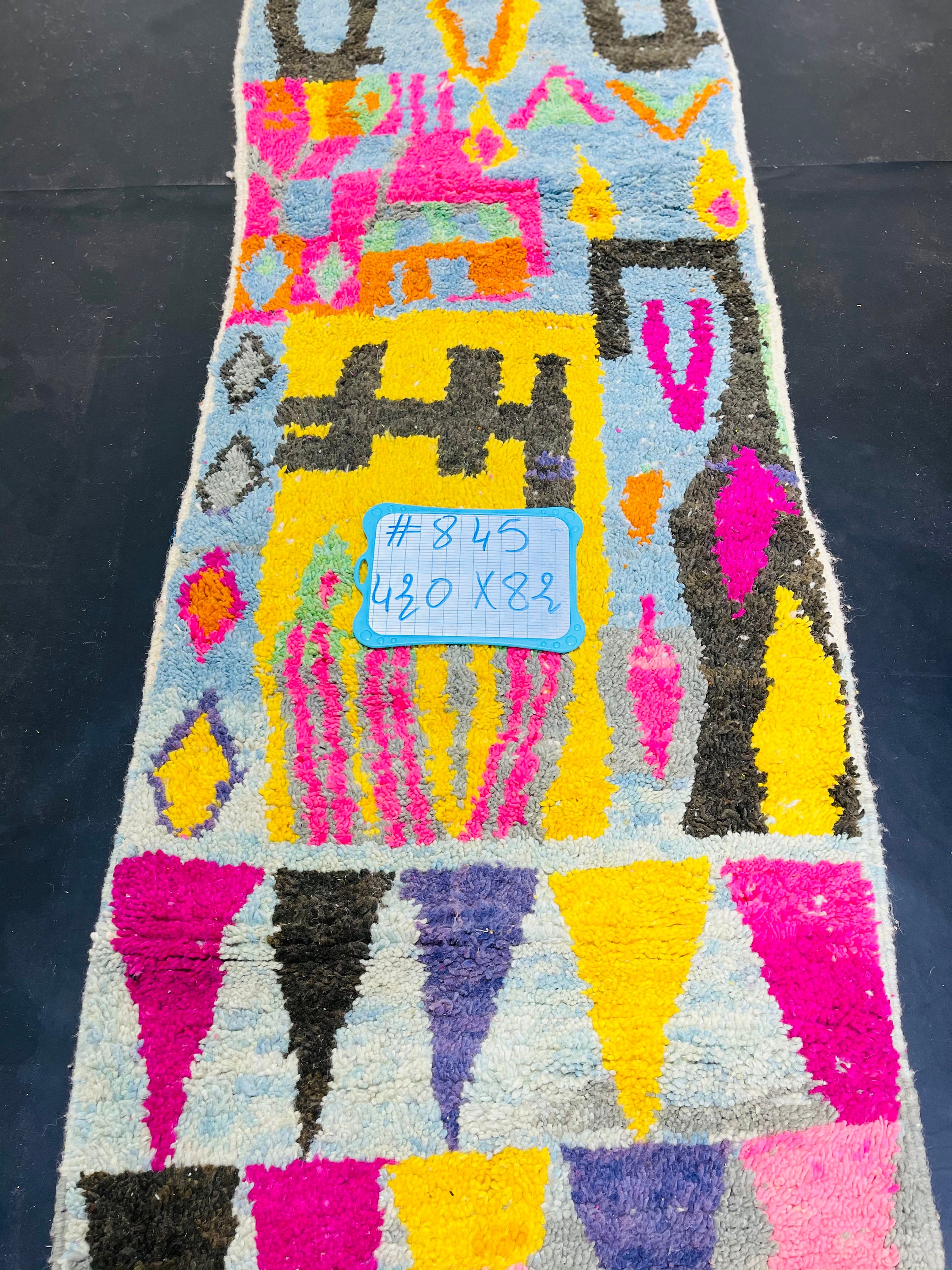 Vibrant Pink Runner Rug Moroccan Rug Wool Runner Rug Etsy UK