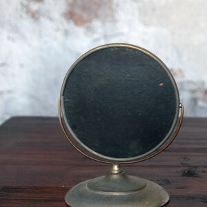 Antique shaving mirror with stand / Elite Metal Novelty Mfg table top mirror / silver shaving mirror / vintage mirror / vanity mirror bild 3