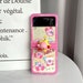 Pink Monster Samsung phone case, soft case, for Samsung Z flip 3/4, for girls women, 3D 