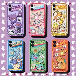 Cute Monsters Phone Case,  Soft Phone Case, Full Cover,  for iPhone Samsung 15 14 13 12 XR XS plus max pro se, S24 23 22ultra 21 fe