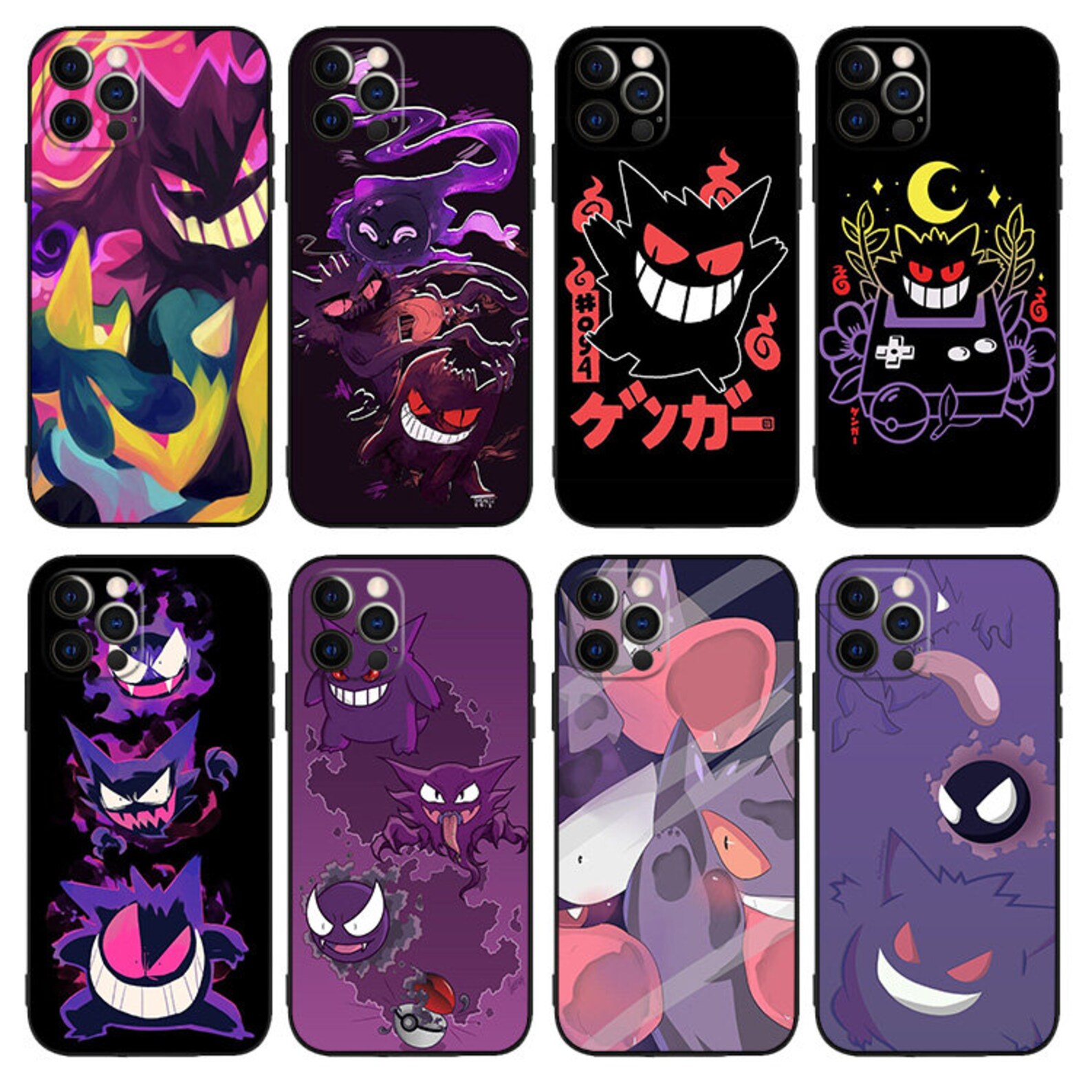 Gengar Phone Case Soft Phone Case Available for Iphone Etsy UK
