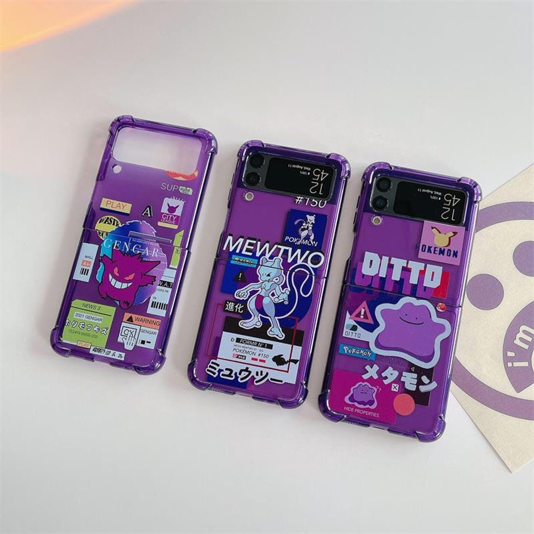 For Samsung Galaxy Z Flip 5 Flip 4 Flip3 Cute Pattern Soft