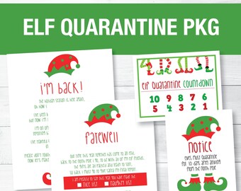 Elf Welcome Letter Farewell Letter PRINTABLE - Etsy