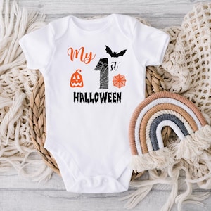 My first Halloween Onesie®, Funny Baby First Halloween Onesie/Clothes, Spooky Unisex Baby Halloween Gift L-0173