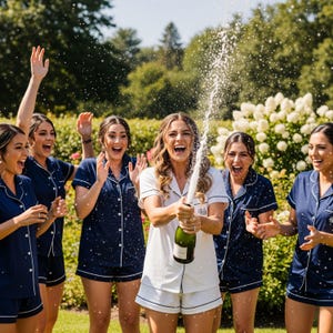 Bridesmaid Pajama – Matching Satin PJs for Bride & Bridal Party, Perfect for Wedding Morning, Bachelorette, and Bridesmaids Gifts