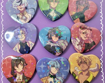 nu: Carnival Heart Buttons