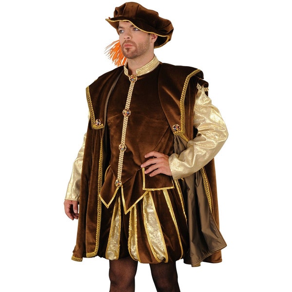 Doge Renaissance & Historical Costume for Men, Handmade Theatrical Costume, Carnival and Halloween Made in Greece
