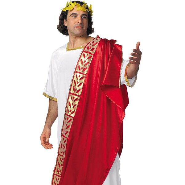 Ancient Roman Men's Outfit, Deluxe Toga Costume, Caesar Ancient Roman Costume, Greek God Costume, Plus Size Costume for Halloween