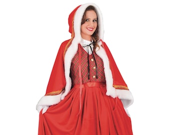 Mrs Santa Claus Costume, Santa Claus Outfit, Miss Santa Dress, Christmas Women's Costume