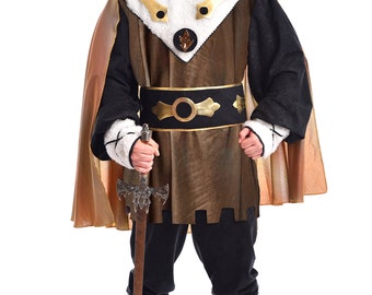 Mantello Da Strega Uomo Medievale - Costume Rinascimentale, Rosso, In Poliestere - Foto 9