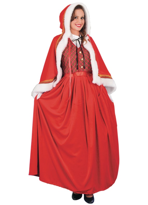 Mrs Santa Claus Costume Santa Claus Outfit Miss Santa Dress Christmas Women s Costume Etsy