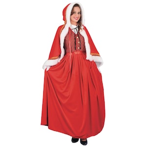 Mrs Claus Costume for Women, Santa and Mrs Claus Outfits, Adult Ms Santa Claus Costume, Plus Size Christmas Dress, Professional Fancy Dress