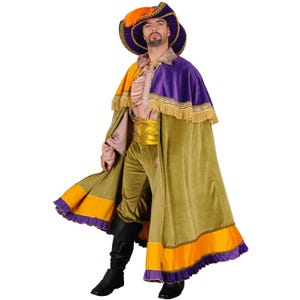 Historical Renaissance Costume for Men, Nobleman Theatrical Outfit, Tudor Medieval Clothing, Venetian Carnival Costume, Shakespeare Look