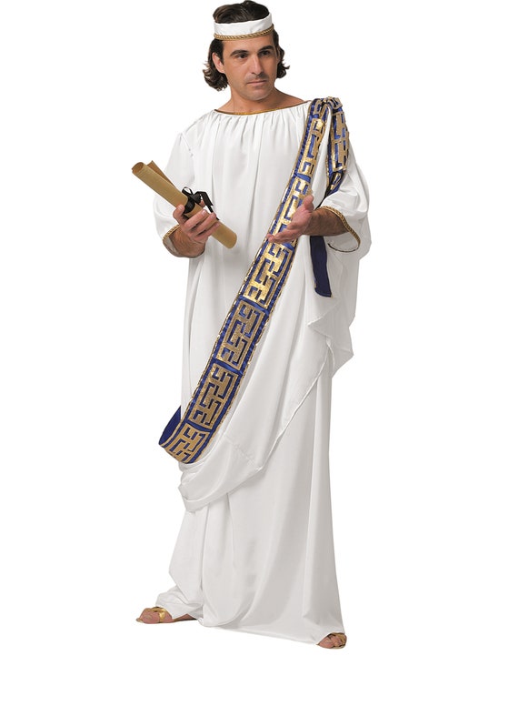 Ancient Roman Men's Outfit Deluxe Toga Costume Caesar | lupon.gov.ph