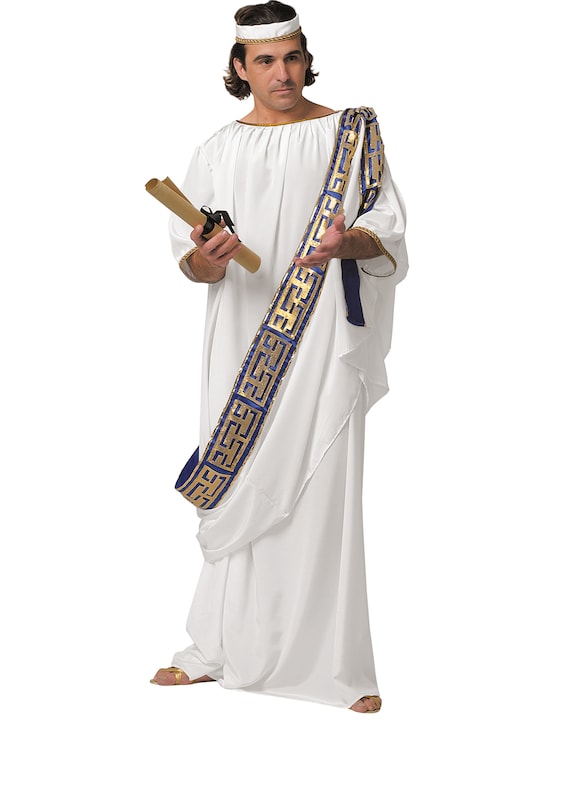 Ancient Roman Men's Outfit Deluxe Toga Costume Caesar | lupon.gov.ph