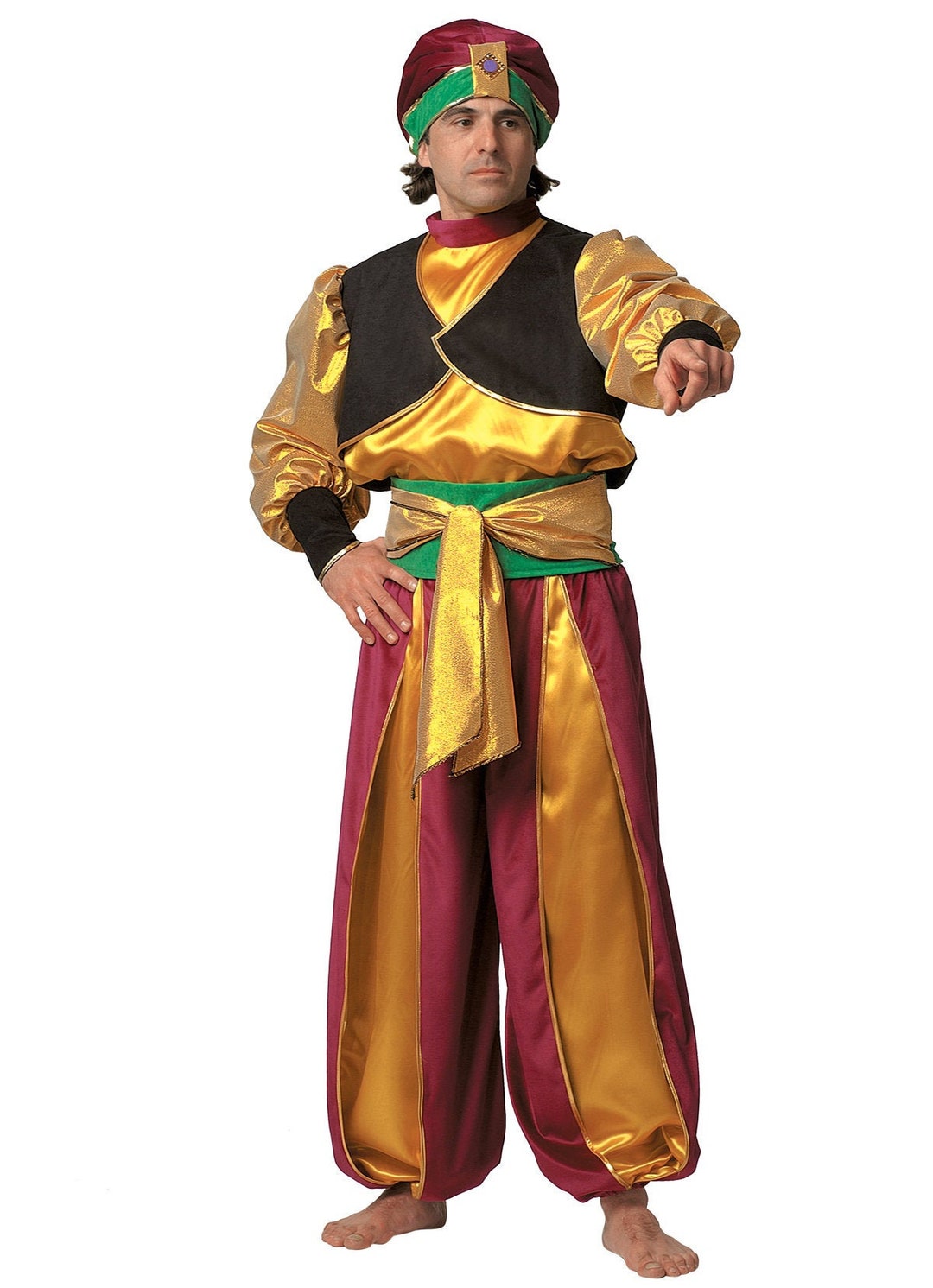 Plus Size Disney Aladdin Men's Costume