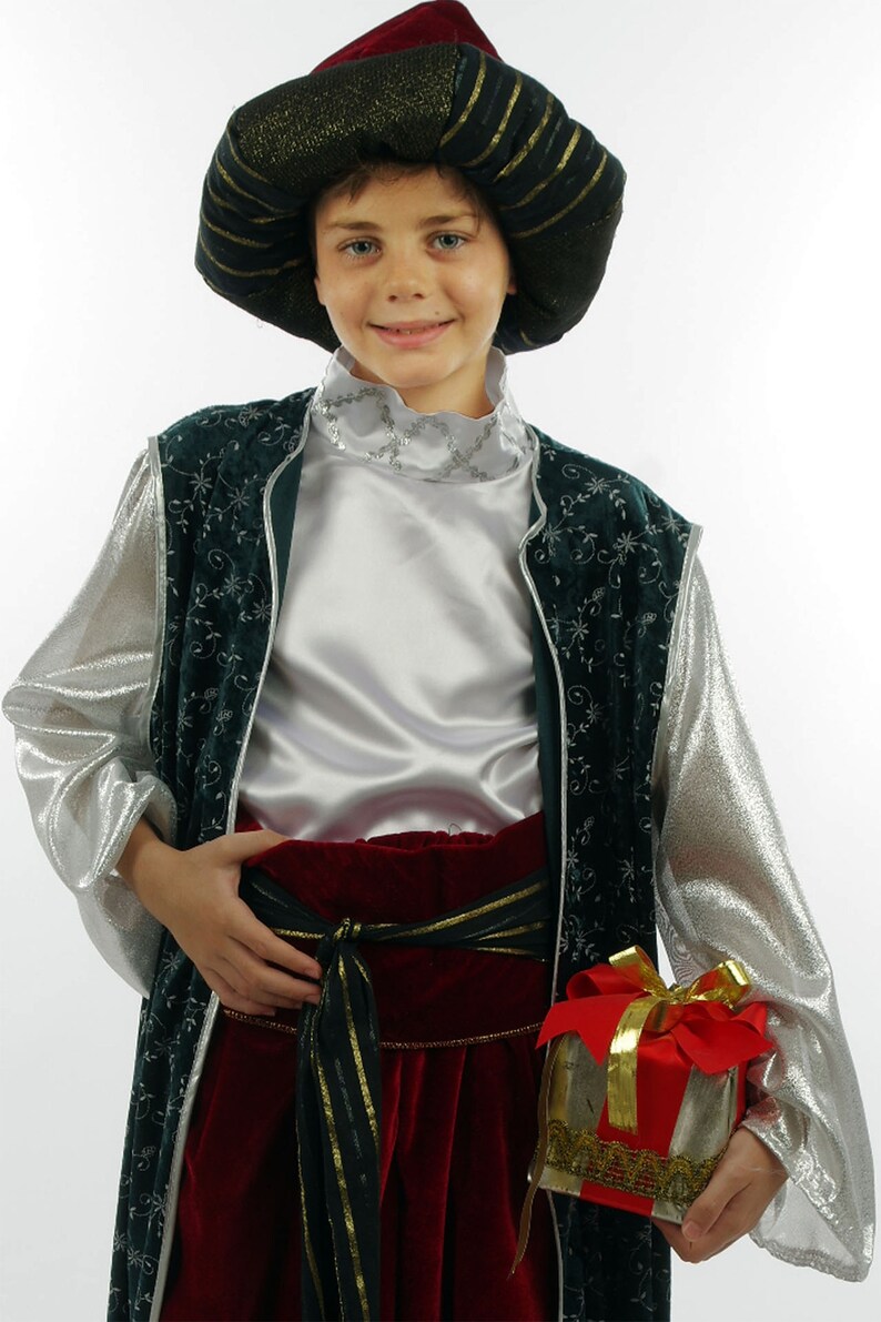 Sultan Boy Costume Aladdin Arab 1001 Nights Carnival Arabian Prince Children/'s Costume Halloween Fancy Dress Costume for kids.