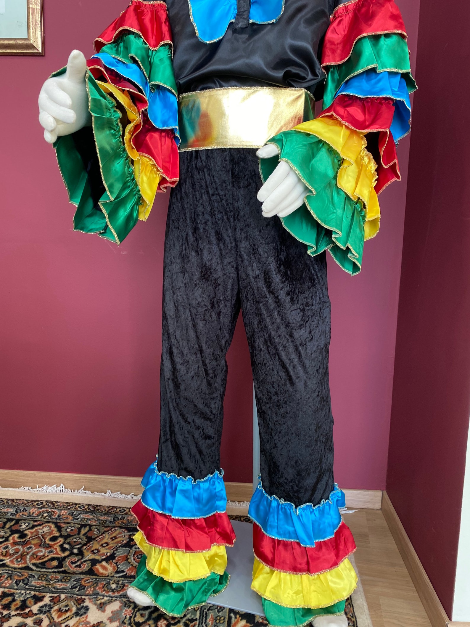 Brazilian Dancer Men's Carnival Costume Samba Rio Etsy