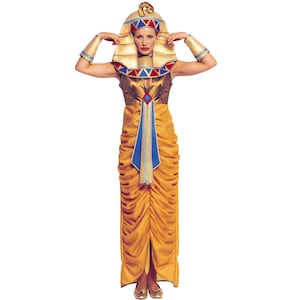 Cleopatra Women&#39;s Costume, Queen of Egypt Carnival Outfit, Egyptian Female Fancy Dress, Princess for Halloween and Cosplay, Premium Outfit.