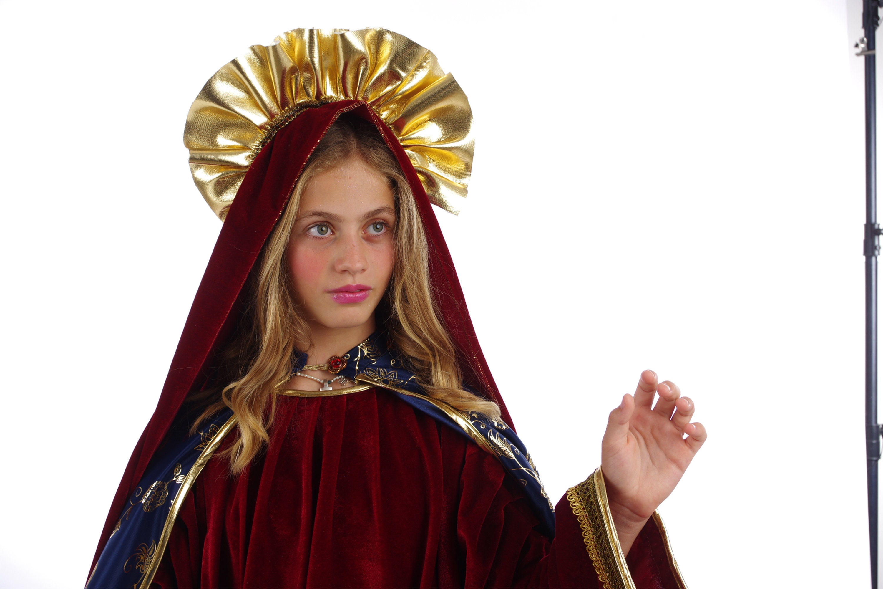 Virgin Mary Costume: Velvet Dress, Cape \u0026 Halo - Nativity Play - Etsy  Singapore, image size:3000x2000