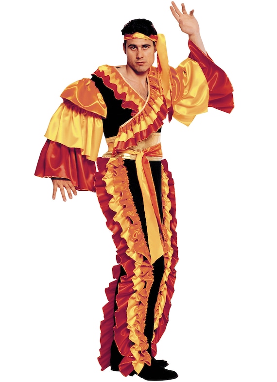 Costume da ballerino di carnevale brasiliano per uomo, costume da ballerino  di Rio e samba, per Halloween, martedì grasso e cosplay. Fatto a mano in  UE. -  Italia