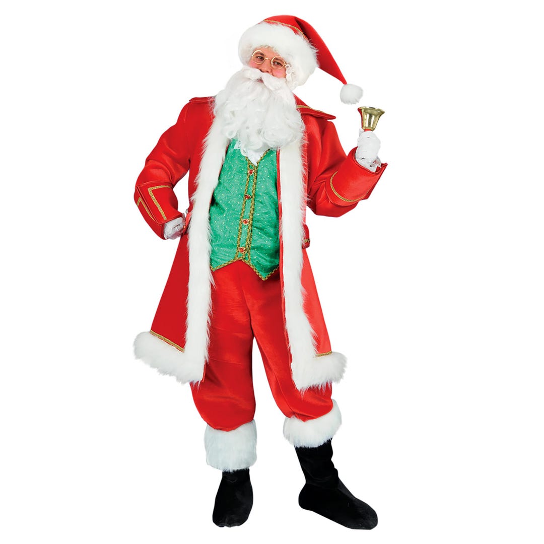 Deluxe Santa Claus Costume Plus Size Santa Suit Professional Santa High Quality Santa Claus Made of Padded Velvet XXL 2XXL Etsy Australia