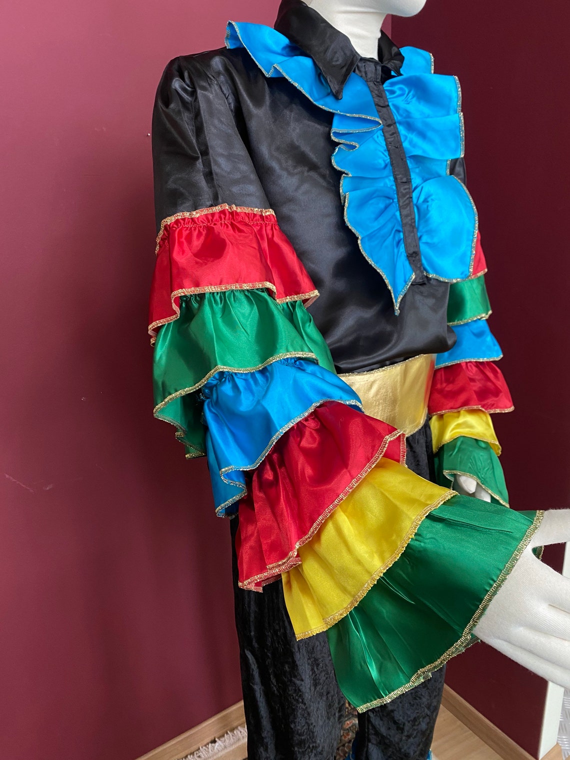 Brazilian Dancer Men's Carnival Costume Samba Rio Etsy